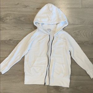 James Perse Cotton 3/4 sleeve hoodie